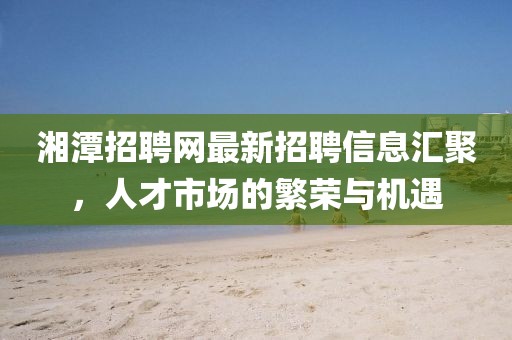 湘潭招聘網最新招聘信息匯聚，人才市場的繁榮與機遇