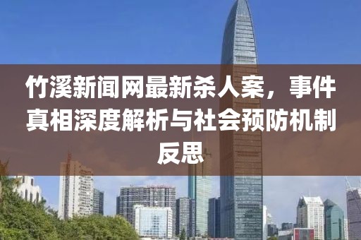 竹溪新聞網最新殺人案，事件真相深度解析與社會預防機制反思