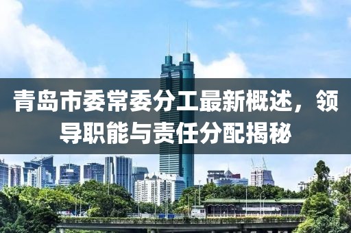 青島市委常委分工最新概述，領導職能與責任分配揭秘