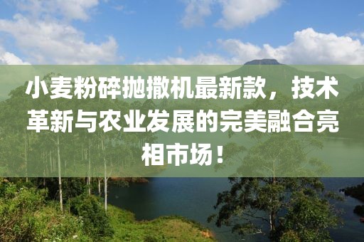 小麥粉碎拋撒機最新款，技術革新與農業發展的完美融合亮相市場！