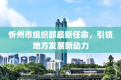 忻州市組織部最新任命，引領地方發展新動力