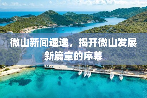 微山新聞速遞，揭開微山發展新篇章的序幕