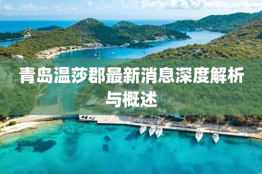 青島溫莎郡最新消息深度解析與概述