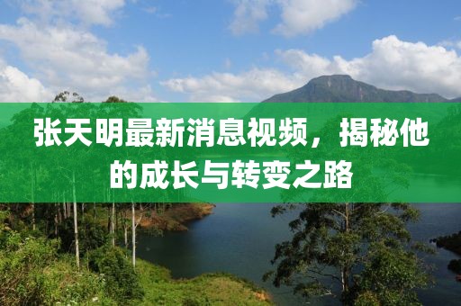 張天明最新消息視頻，揭秘他的成長與轉變之路